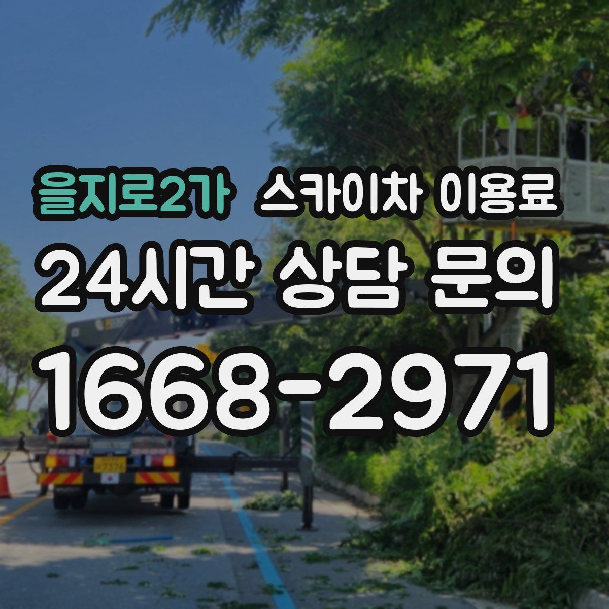 을지로2가 스카이차 이용료