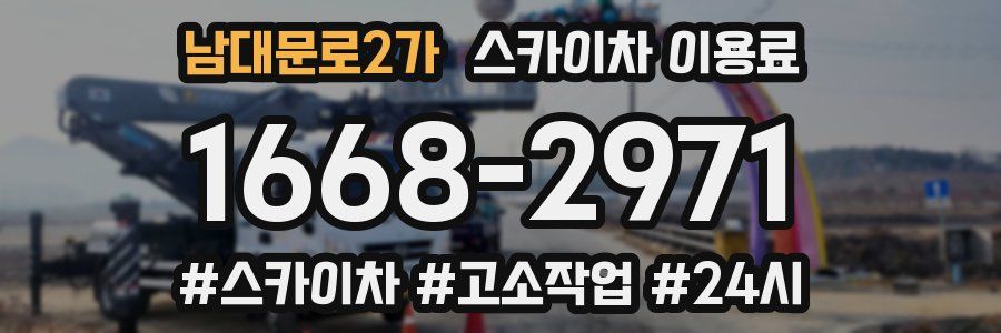 남대문로2가 스카이차 이용료