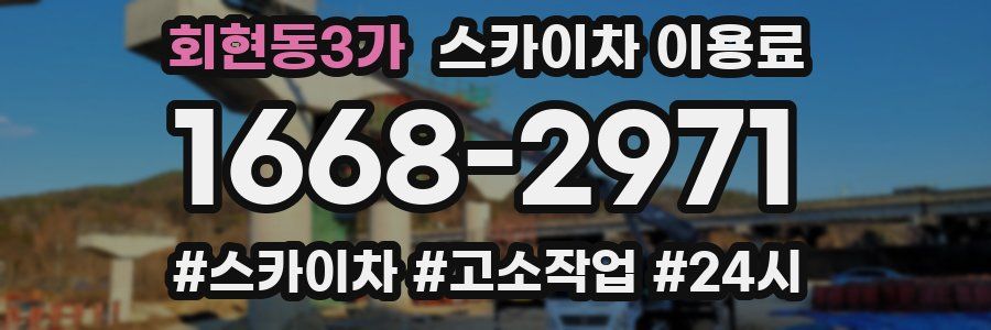회현동3가 스카이차 이용료