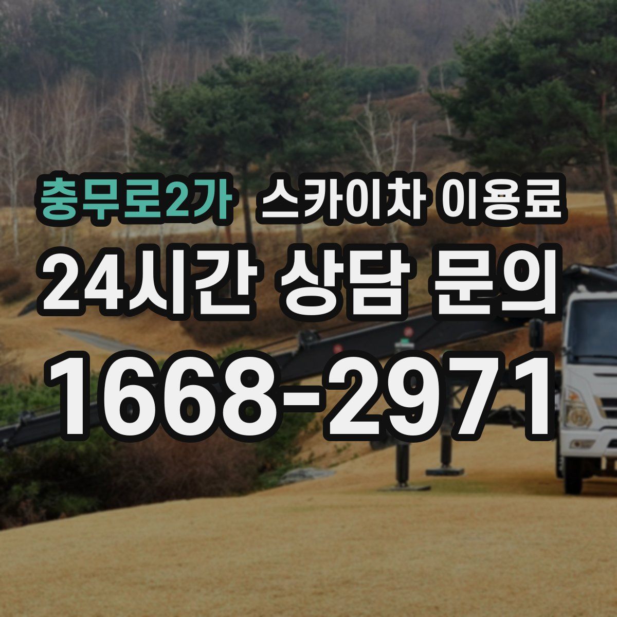 충무로2가 스카이차 이용료