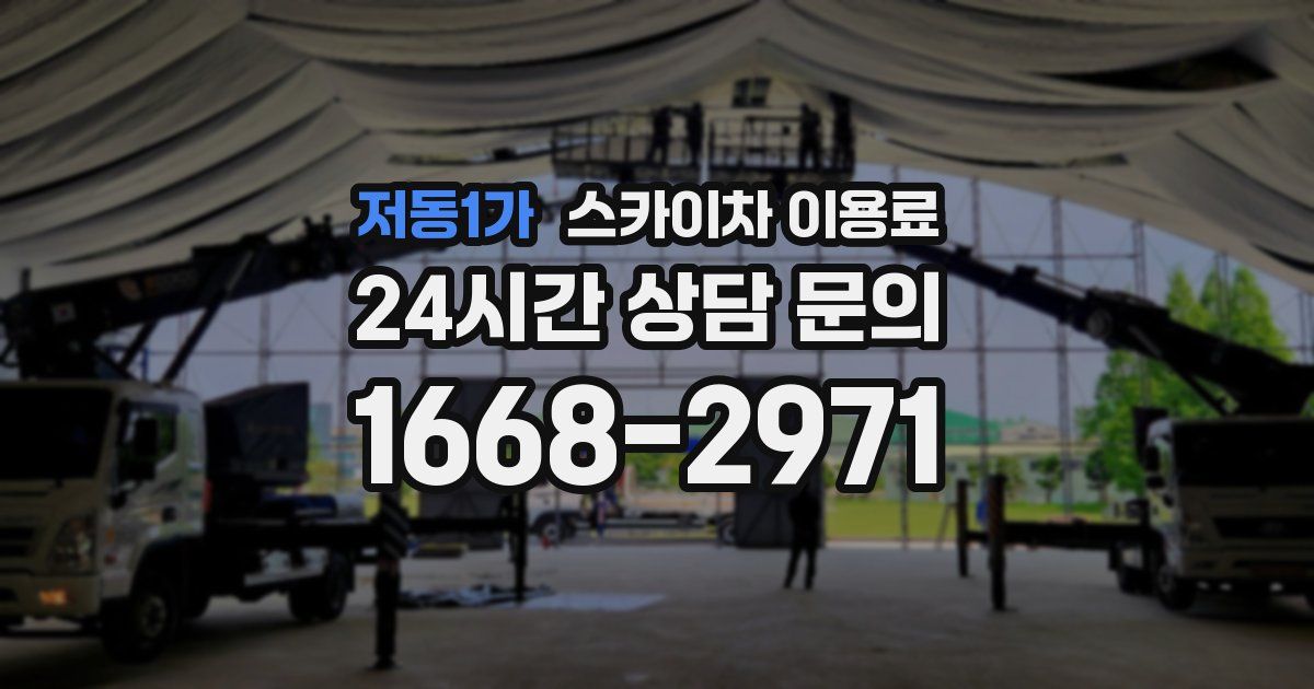 저동1가 스카이차 이용료