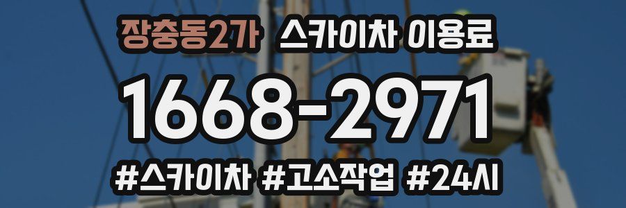 장충동2가 스카이차 이용료