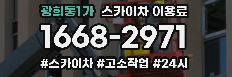 광희동1가 스카이차 이용료