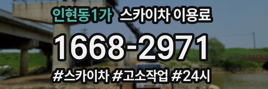 인현동1가 스카이차 이용료