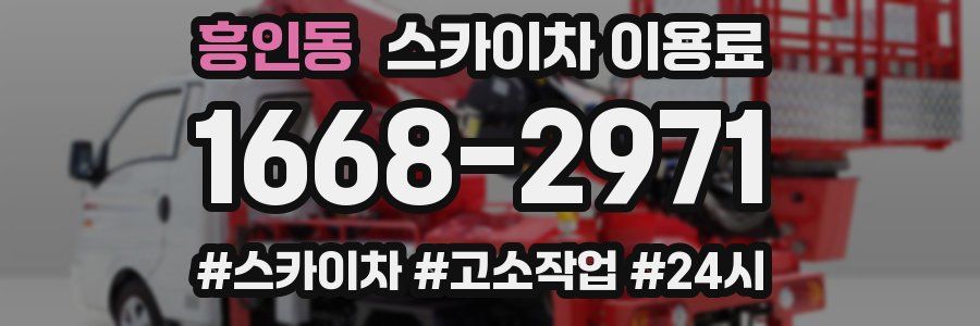 흥인동 스카이차 이용료