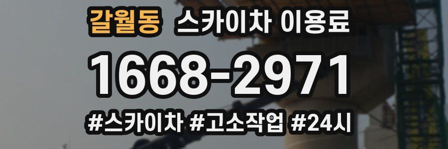 갈월동 스카이차 이용료