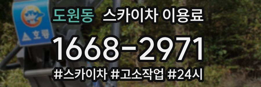 도원동 스카이차 이용료