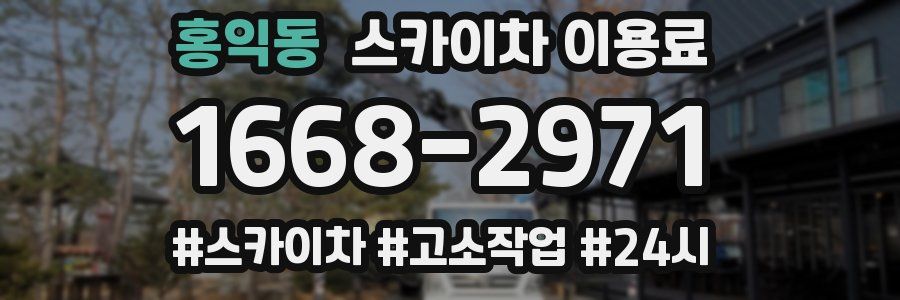 홍익동 스카이차 이용료