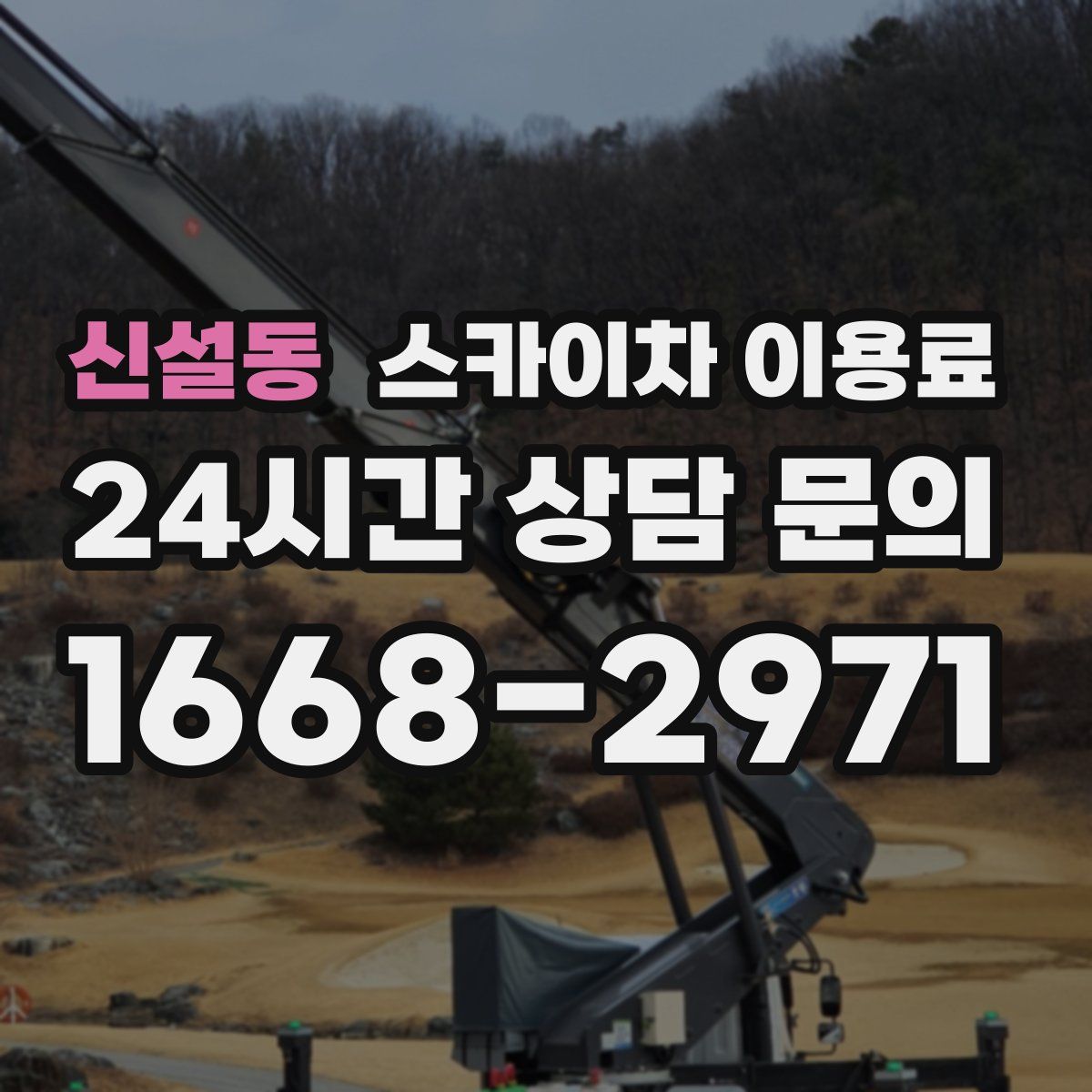 신설동 스카이차 이용료