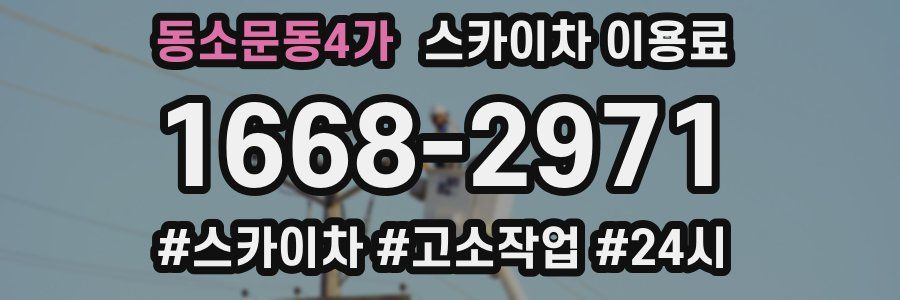 동소문동4가 스카이차 이용료