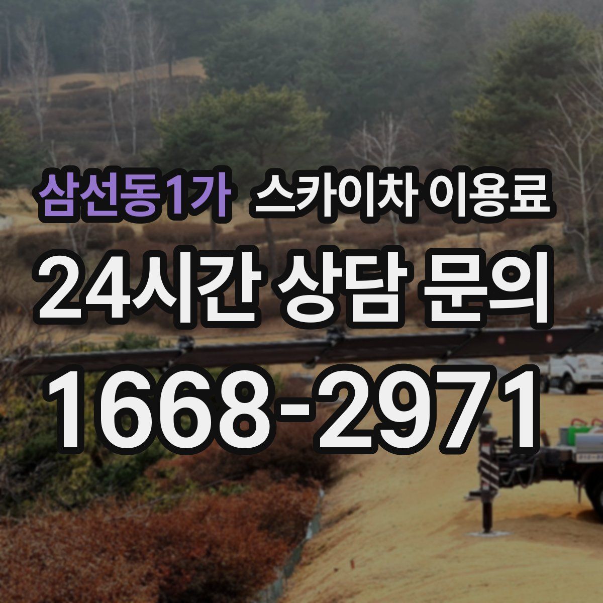 삼선동1가 스카이차 이용료