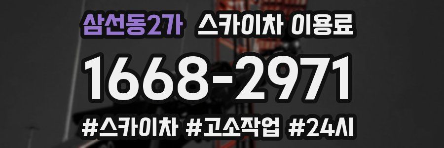 삼선동2가 스카이차 이용료