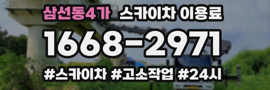 삼선동4가 스카이차 이용료
