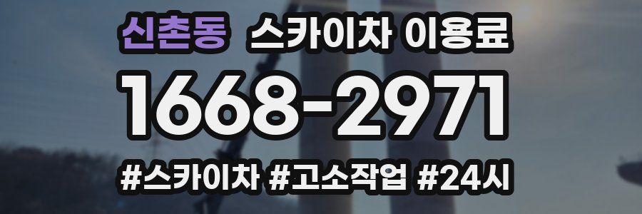 신촌동 스카이차 이용료
