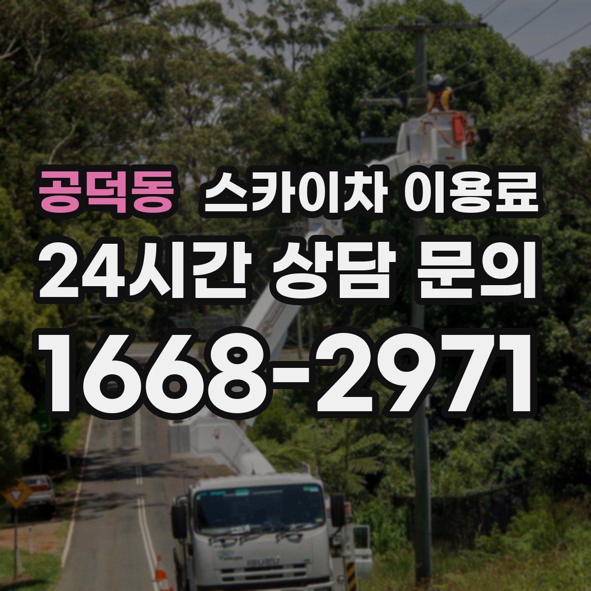 공덕동 스카이차 이용료