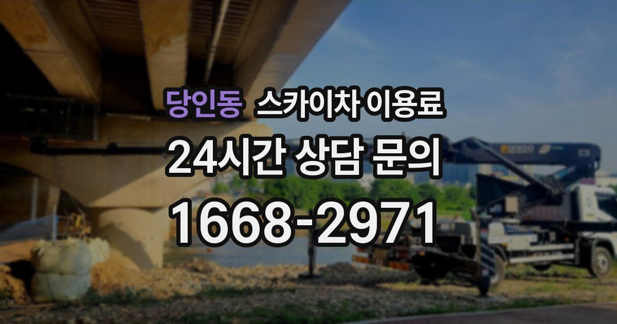 당인동 스카이차 이용료
