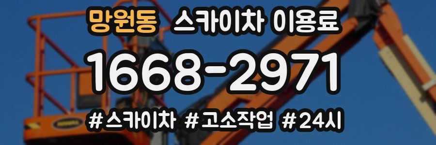 망원동 스카이차 이용료