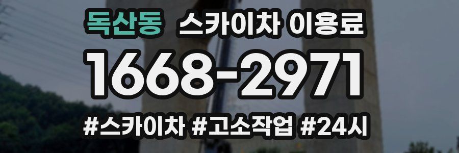 독산동 스카이차 이용료