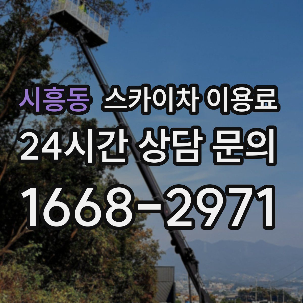 시흥동 스카이차 이용료