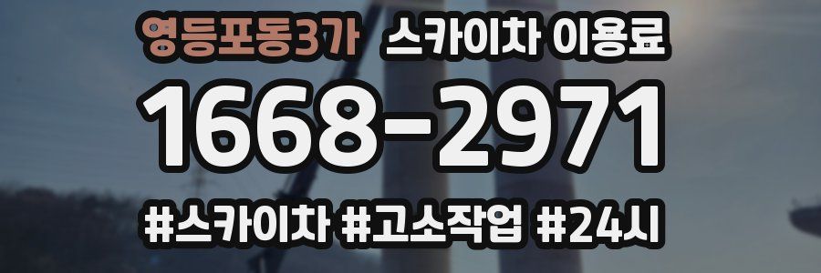 영등포동3가 스카이차 이용료
