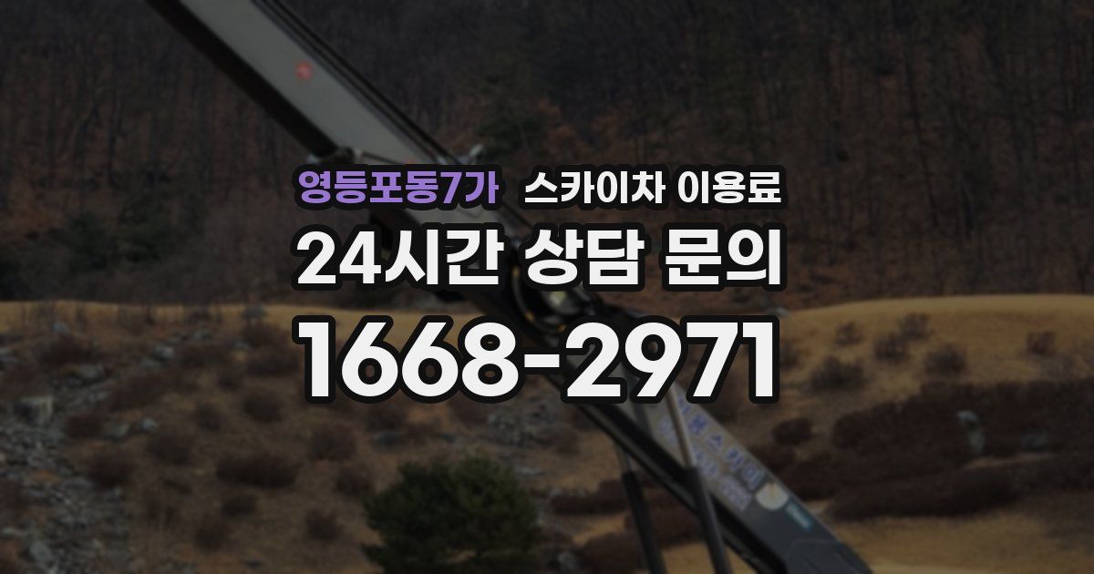 영등포동7가 스카이차 이용료