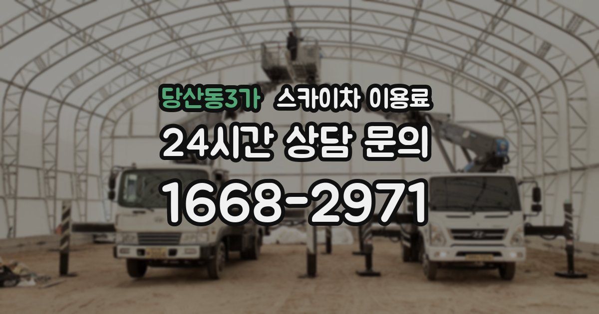 당산동3가 스카이차 이용료