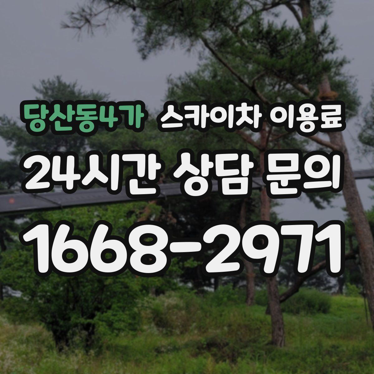 당산동4가 스카이차 이용료