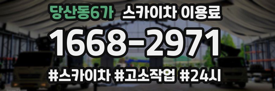 당산동6가 스카이차 이용료