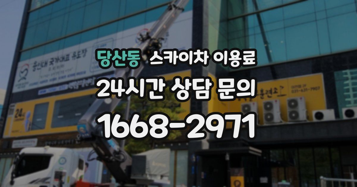 당산동 스카이차 이용료