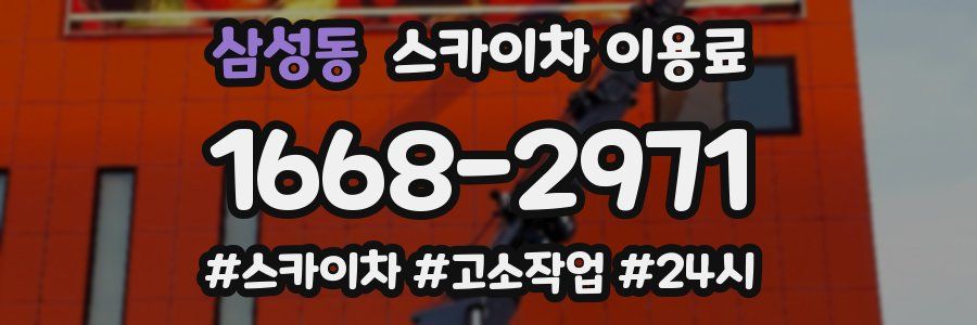 삼성동 스카이차 이용료