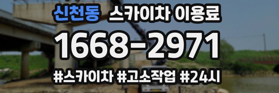 신천동 스카이차 이용료