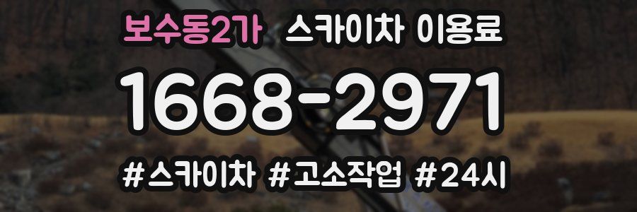 보수동2가 스카이차 이용료