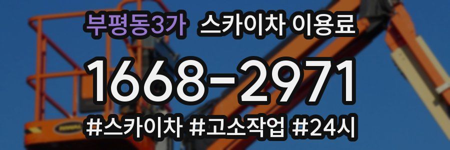 부평동3가 스카이차 이용료
