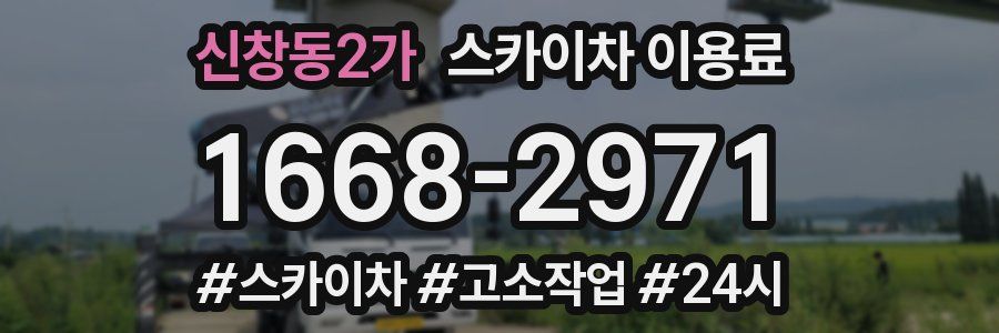신창동2가 스카이차 이용료