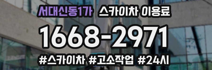 서대신동1가 스카이차 이용료