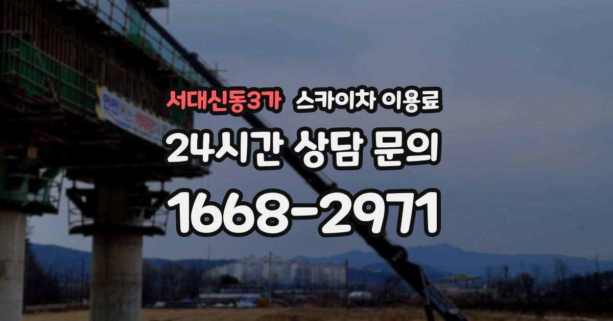 서대신동3가 스카이차 이용료