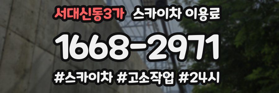 서대신동3가 스카이차 이용료
