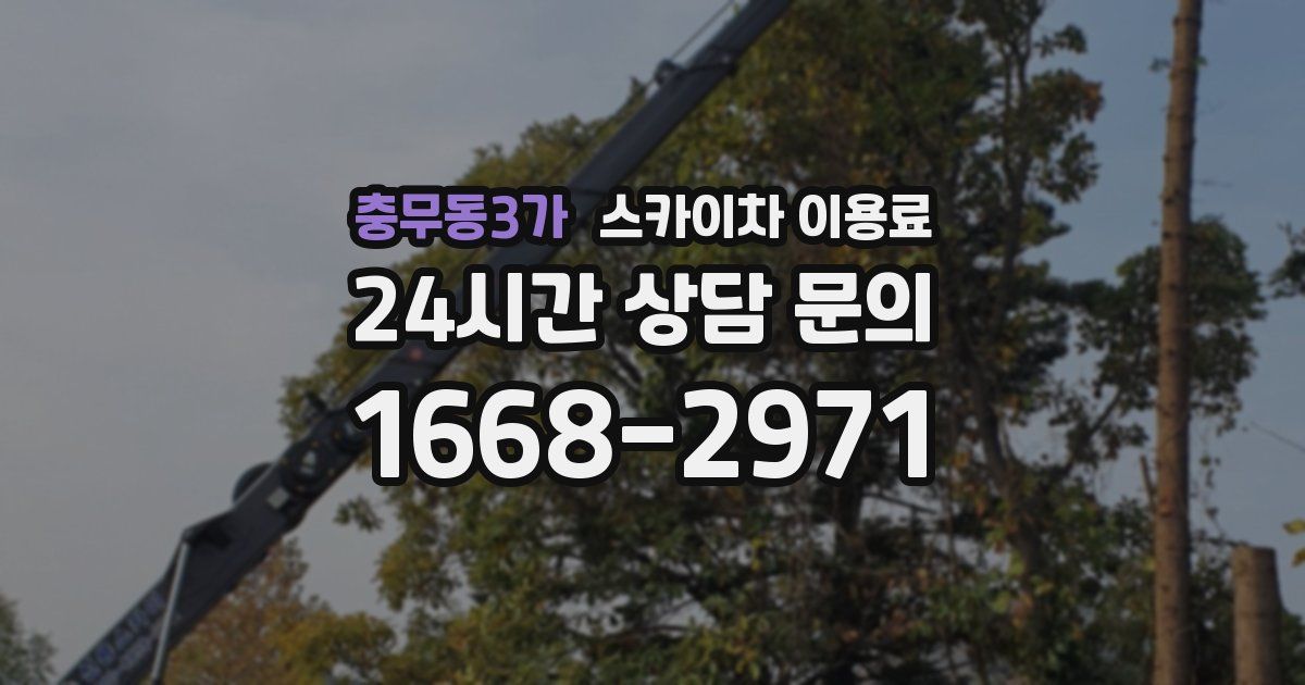 충무동3가 스카이차 이용료