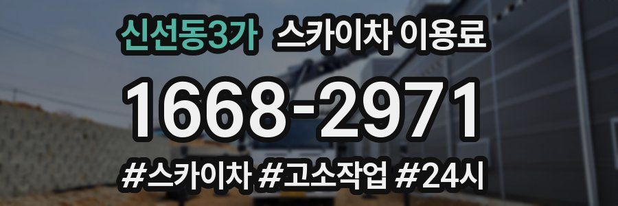 신선동3가 스카이차 이용료