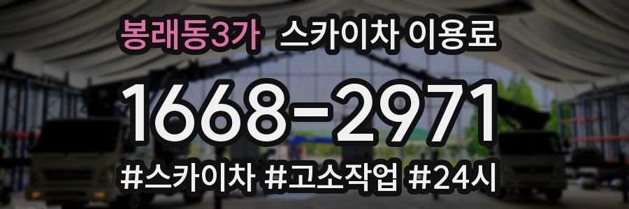 봉래동3가 스카이차 이용료