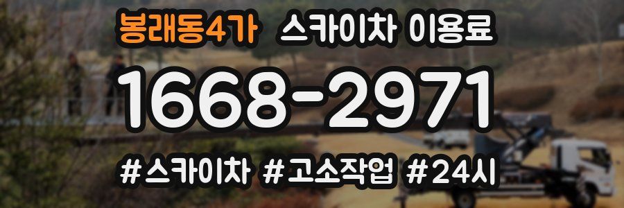 봉래동4가 스카이차 이용료