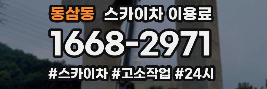동삼동 스카이차 이용료