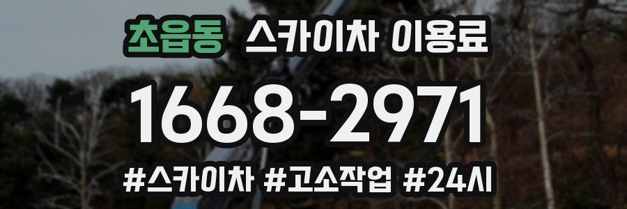 초읍동 스카이차 이용료