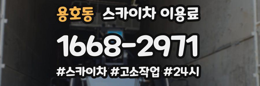 용호동 스카이차 이용료