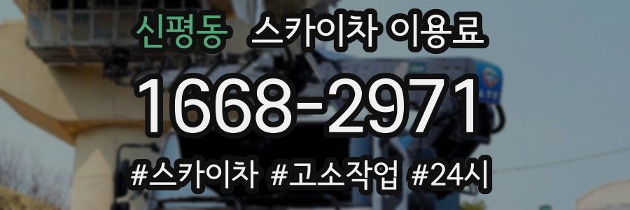 신평동 스카이차 이용료