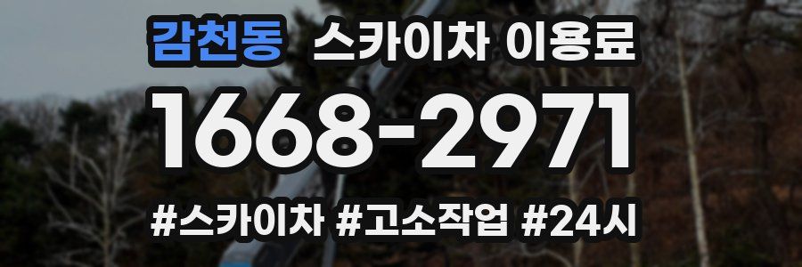 감천동 스카이차 이용료