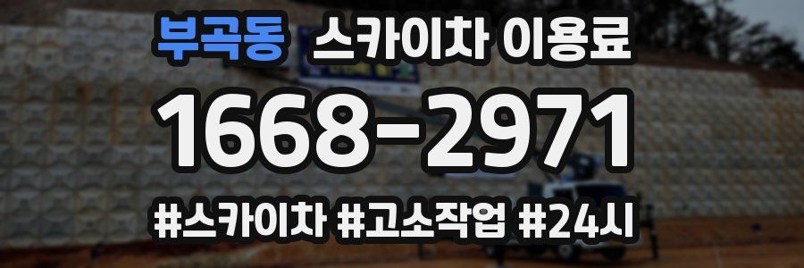 부곡동 스카이차 이용료
