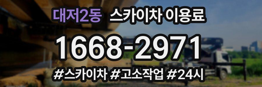 대저2동 스카이차 이용료
