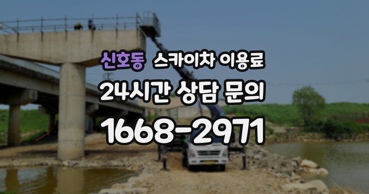 신호동 스카이차 이용료