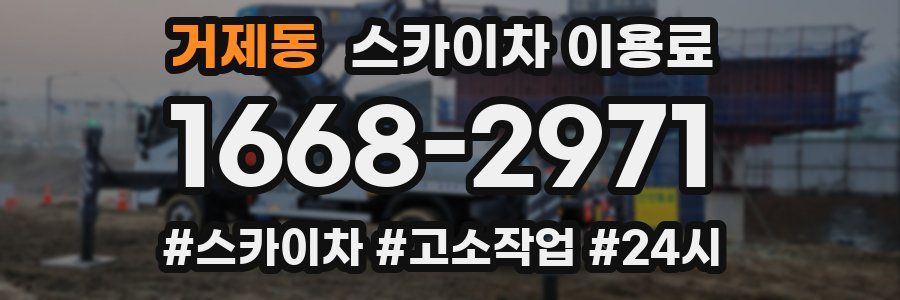 거제동 스카이차 이용료